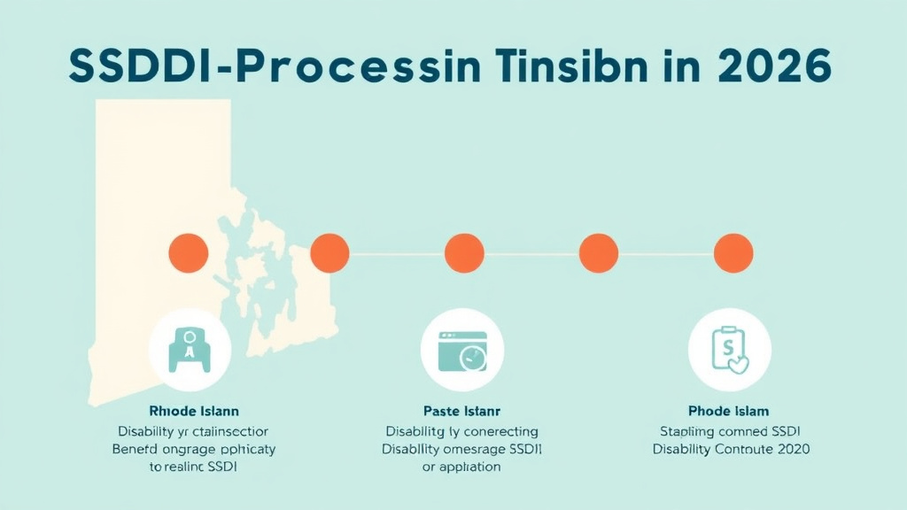 Practical workflow diagram for SSDI Processing Times in Rhode Island (2026): How Long to Wait