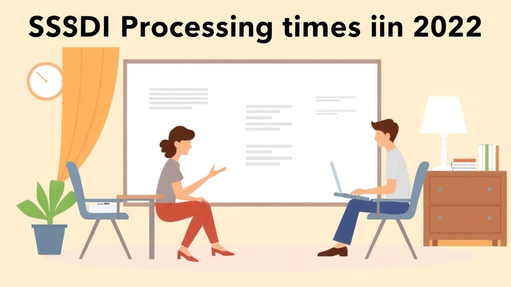Detailed visual representation of SSDI Processing Times in Texas (2026): How Long to Wait