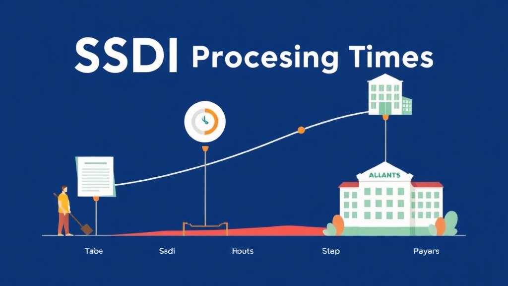 Practical workflow diagram for SSDI Processing Times in Utah (2026): How Long to Wait