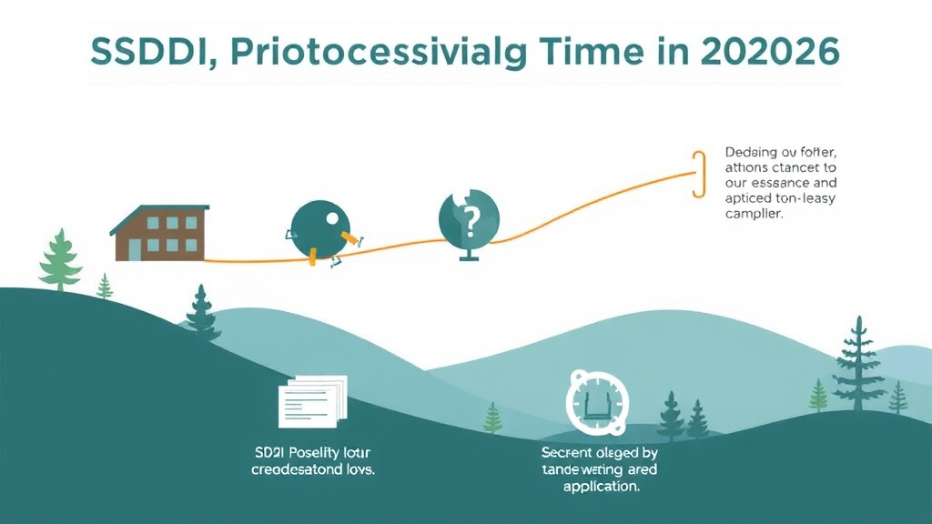 Process flow illustration for putting SSDI Processing Times in Vermont (2026): How Long to Wait into action