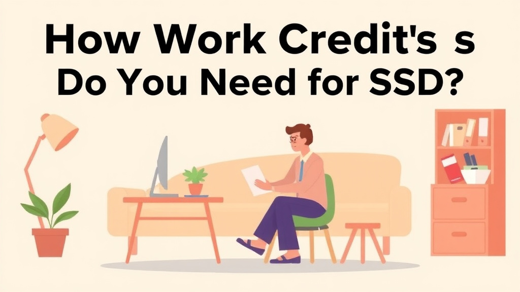 Conceptual diagram showing how how Many Work Credits Do You Need for SSDI? works in practice