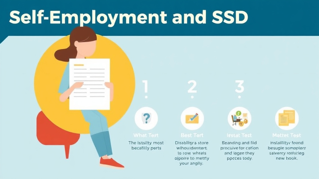 Action-oriented illustration showing how to apply self-Employment and SSDI: Special Rules and Pitfalls