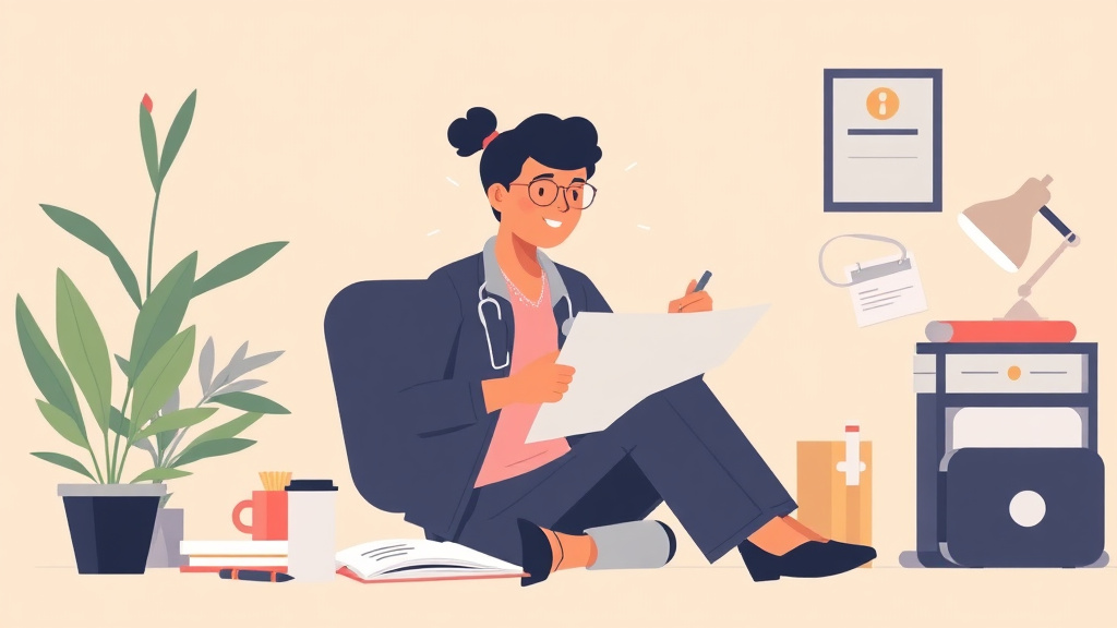 A professional illustration depicting SSDI and Creative Work (Writing, Art, Music)