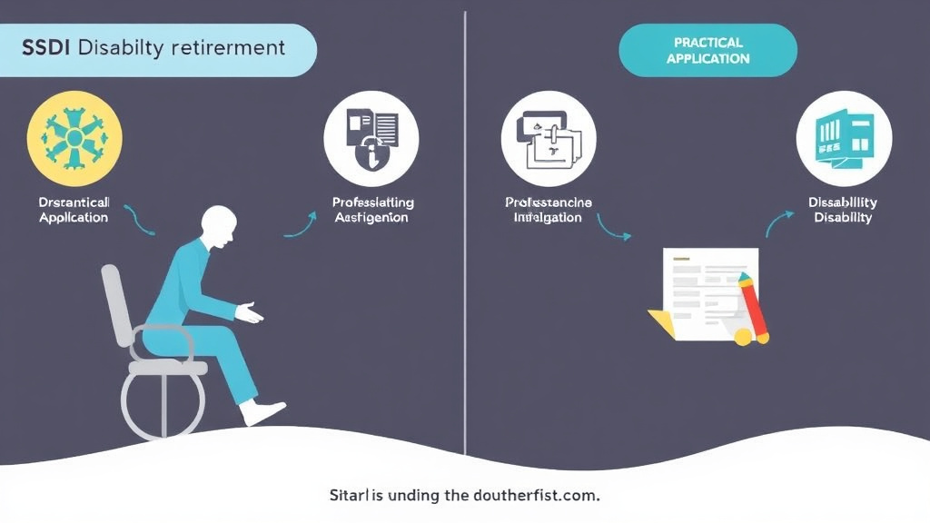 Practical workflow diagram for disability Retirement vs SSDI: Understanding the Difference