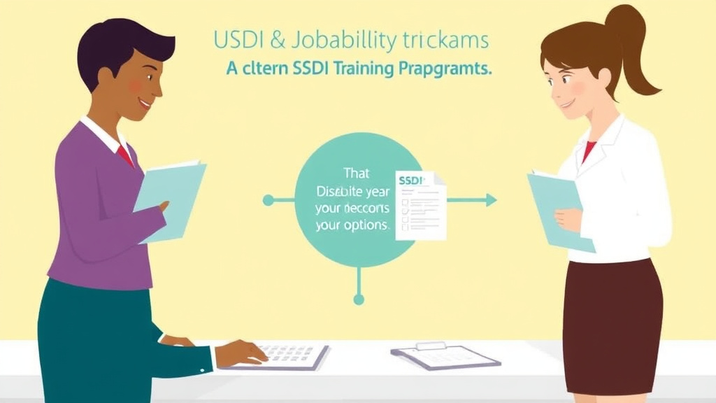 Practical workflow diagram for SSDI and Job Training Programs: Your Options