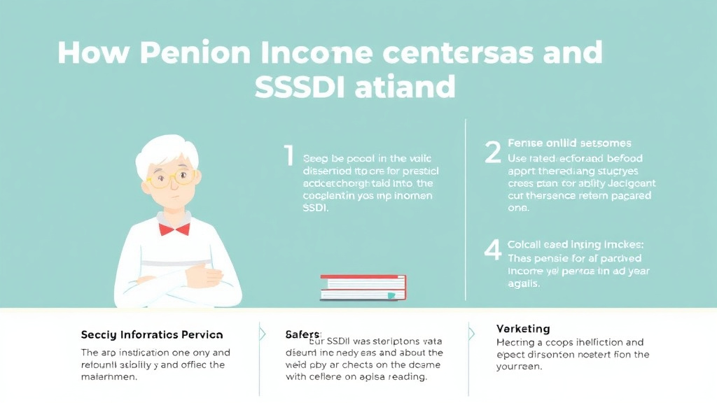 Practical checklist visual for how Pension Income Affects SSDI and SSI