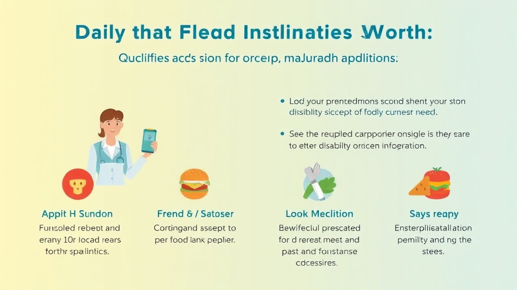 Practical checklist visual for SSDI for Food Service Workers: Qualifying Conditions and Application Tips