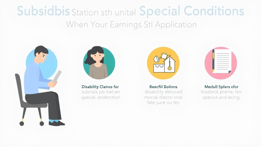 Implementation roadmap for subsidies and Special Conditions: When Your Earnings Don't Count with actionable steps
