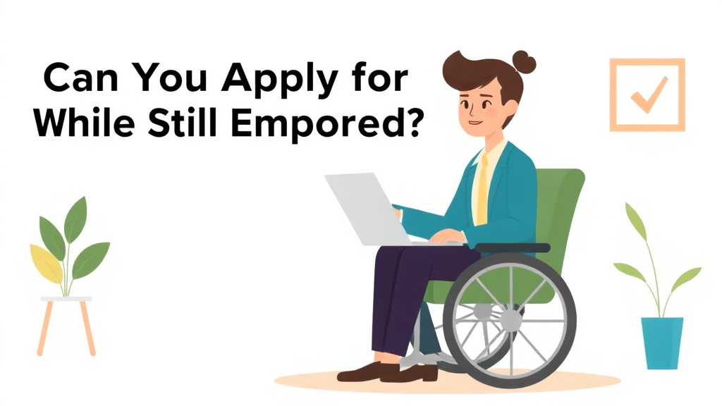Detailed visual representation of can You Apply for SSDI While Still Employed?