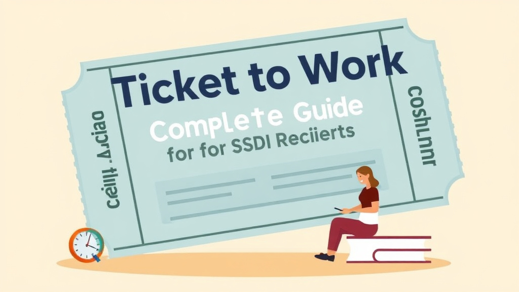 A professional illustration depicting ticket to Work: Complete Guide for SSDI Recipients