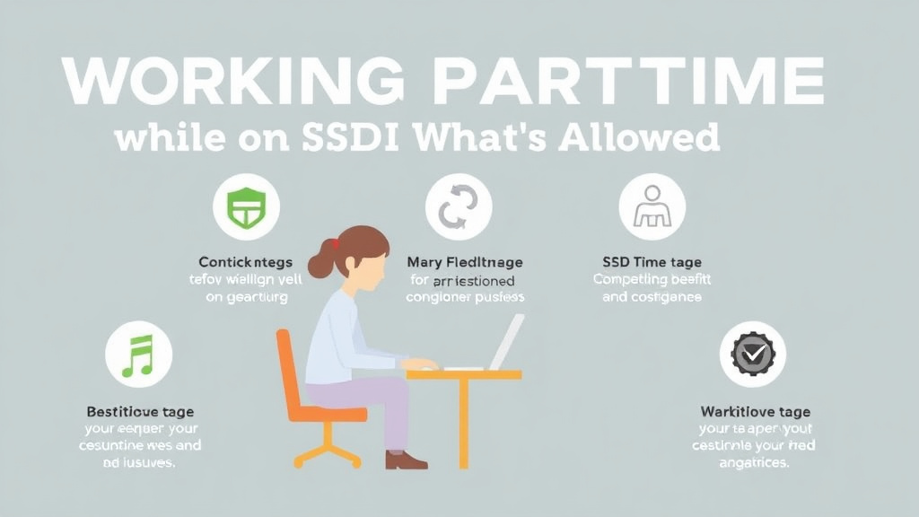 Practical workflow diagram for working Part-Time While on SSDI: What's Allowed